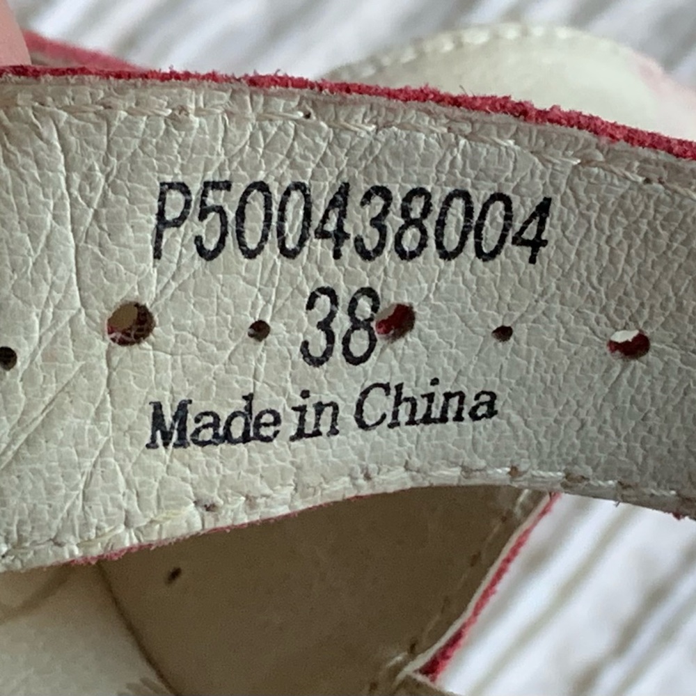 Red Fly London wedges - like new - Picture 5 of 9